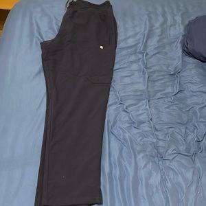 Figs straight leg navy blue